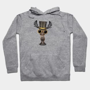 Steampunk Baby Moose Hoodie